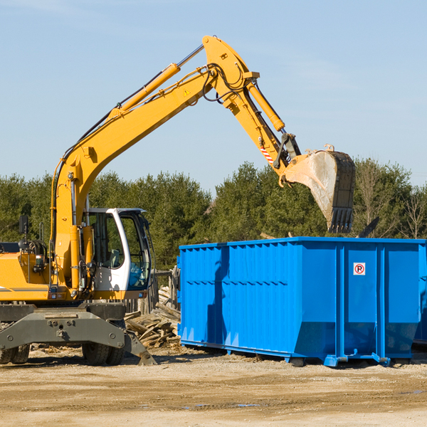 what kind of customer support is available for residential dumpster rentals in Warden